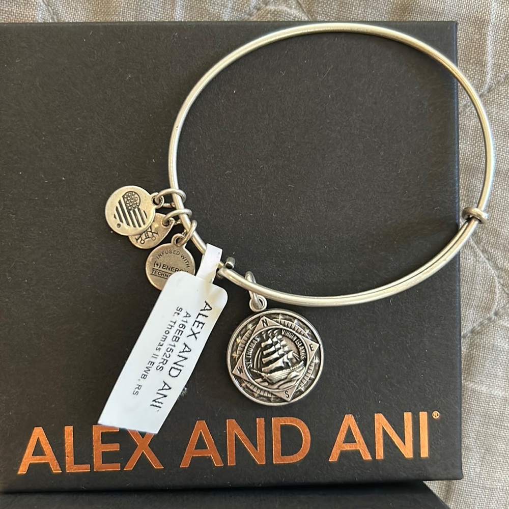 Alex And Ani silver bracelet- ST. Thomas